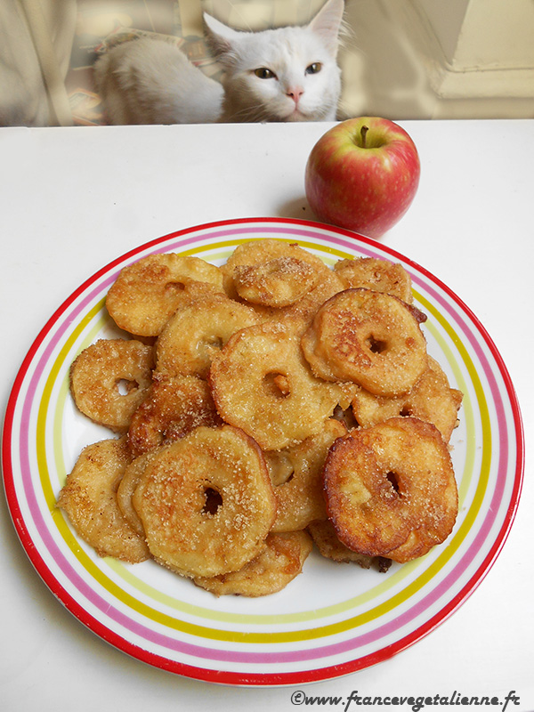 Beignet Aux Pommes Vegetalien Vegan France Vegetalienne