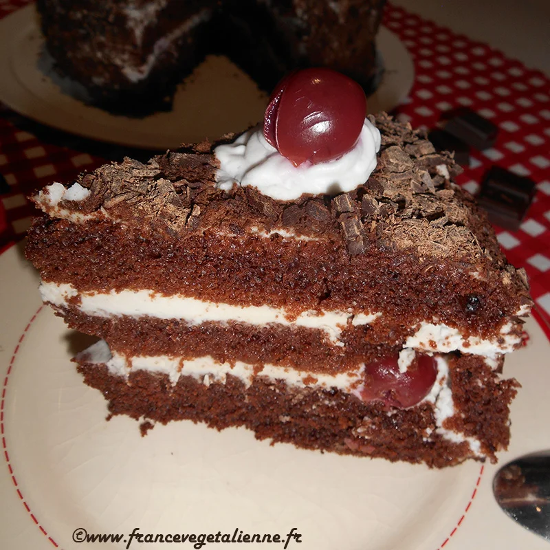 Forêt-noire (végétalien, vegan)