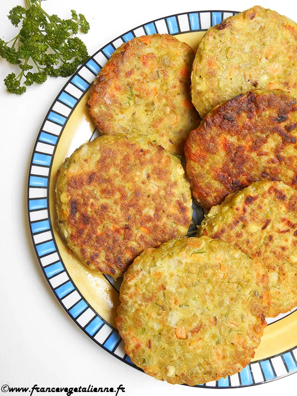 Galettes De Pois Casses Vegetarien Vegan France Vegetalienne