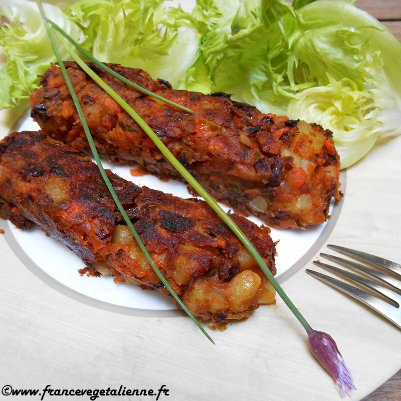 Saucisse De Pomme De Terre Vegetarien Vegan France Vegetalienne