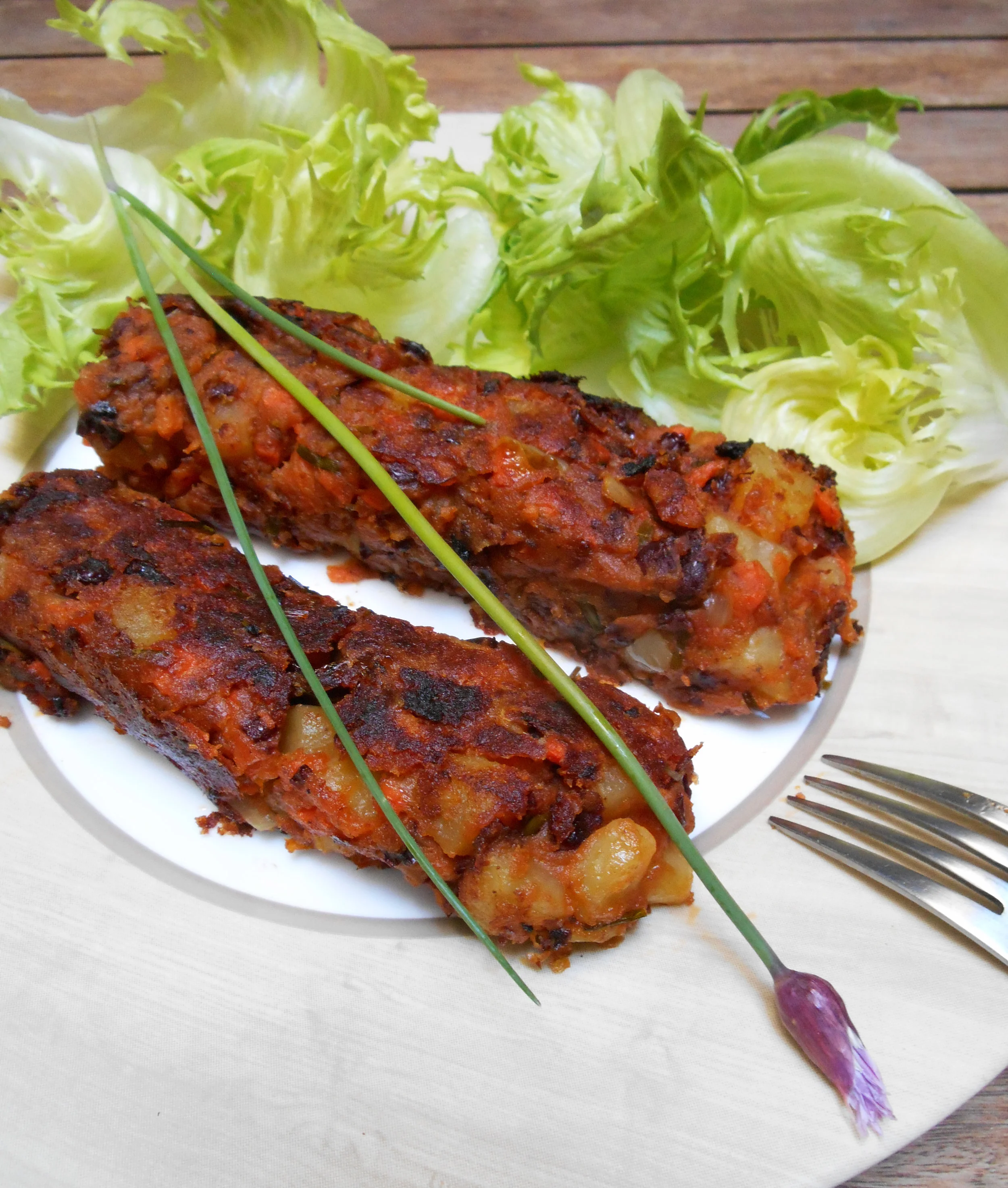 Saucisse de pomme de terre (végétarien, vegan)