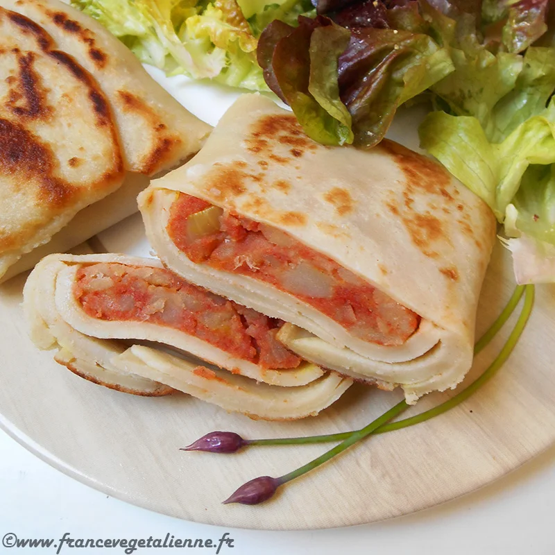 Tacos à la française (végétalien, vegan)