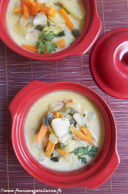 Waterzoï de légumes (végétarien)