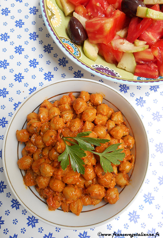 Curry aux pois-chiches (vegan)