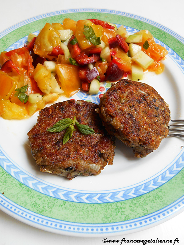 Fricadelles-boulettes aux champignons (vegan)