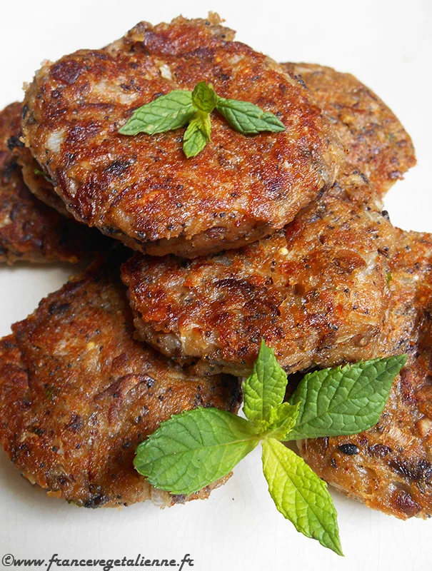 Fricadelle-boulette (végétalien, vegan)