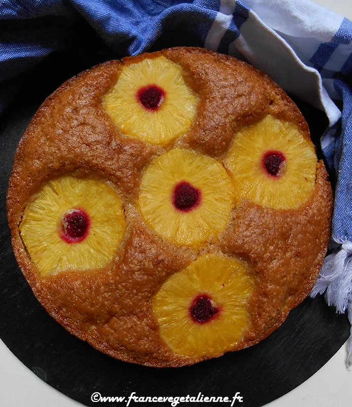 Gâteau à l'ananas (vegan)