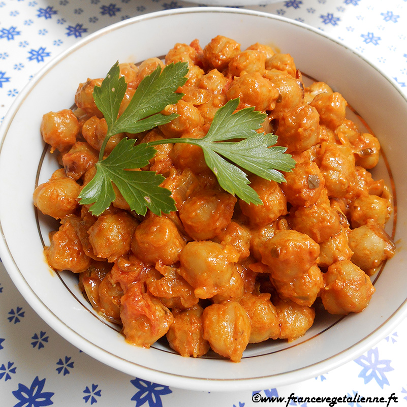 Curry aux pois-chiches express