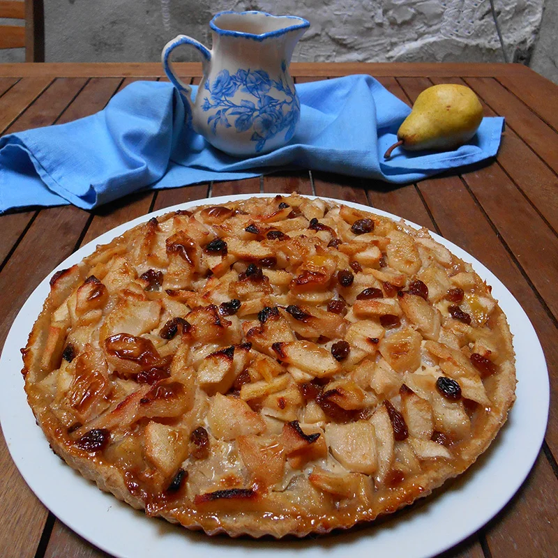 Tarte aux poires à la genevoise (végétalien, vegan)