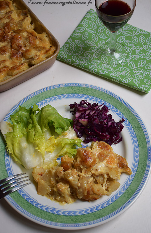 Gratin de topinambours (végétalien, vegan) \u2014 France végétalienne