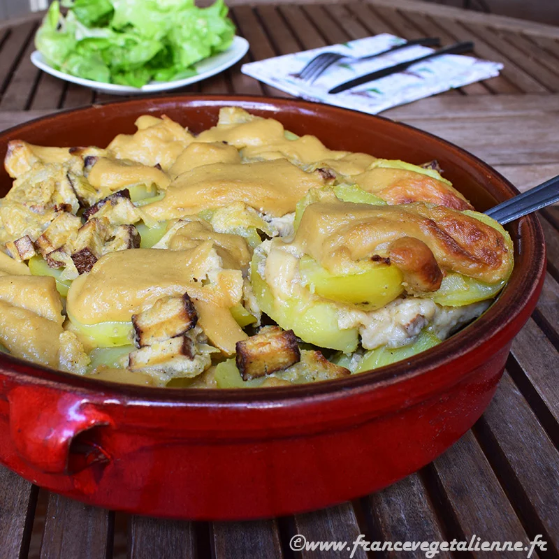 Tartiflette (végétalien, vegan)