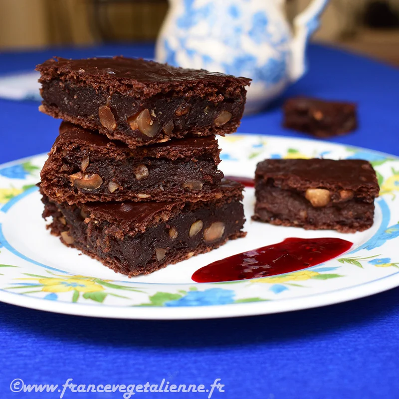 Brownie Vegetalien Vegan France Vegetalienne