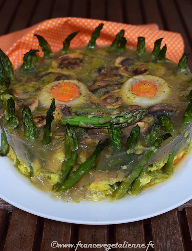 Terrine aux asperges (vegan)