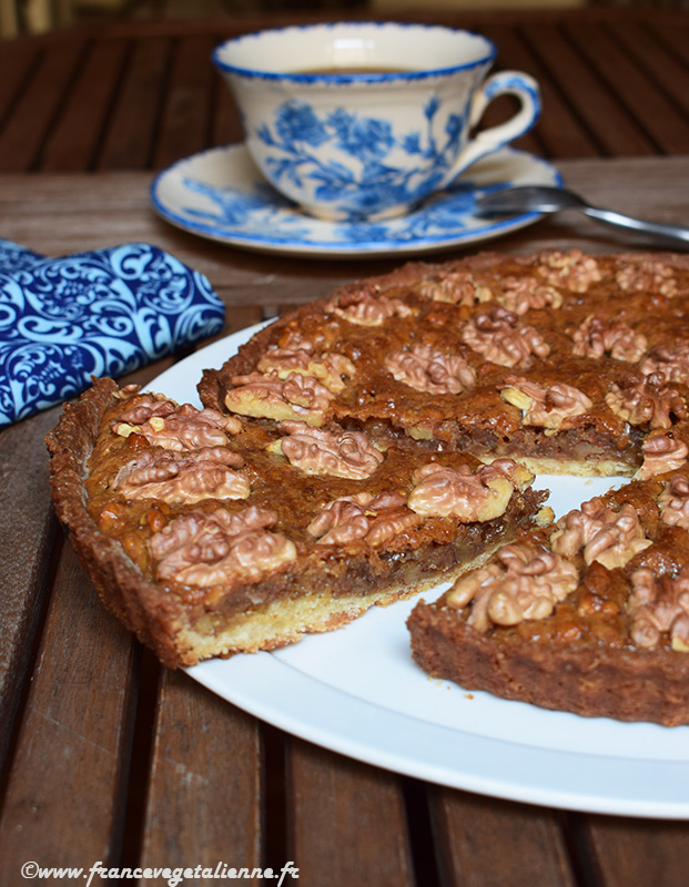 Tarte Aux Noix Vegetalien Vegan France Vegetalienne