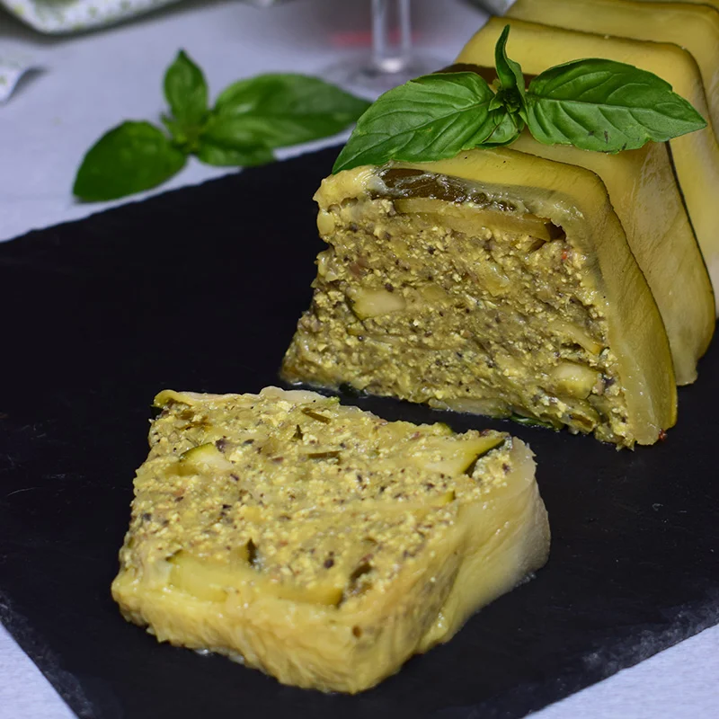 Terrine de courgette (végétalien, vegan)