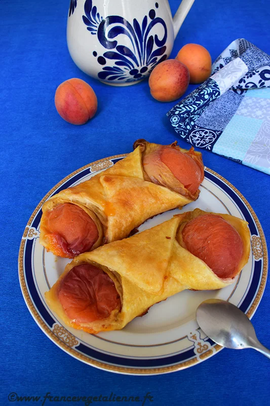 Oranais (croissant aux abricots) sans lait, sans oeuf