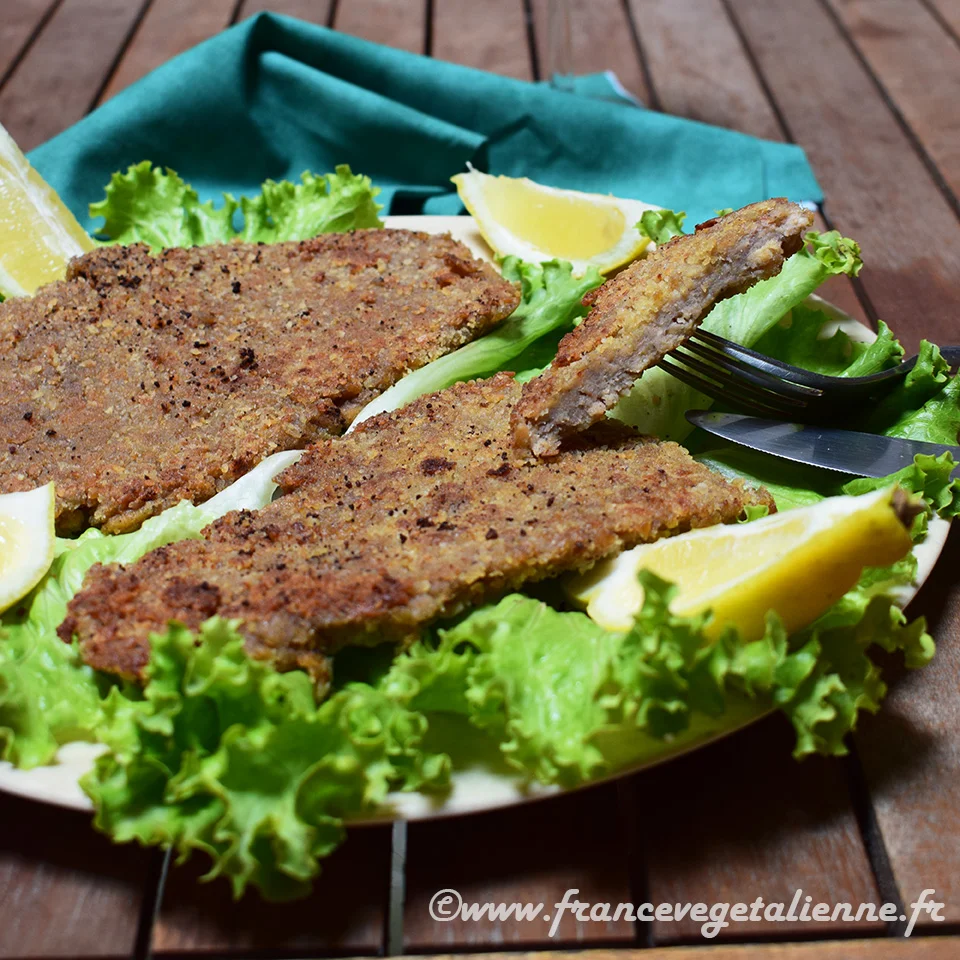 Escalope milanaise (végétarien, vegan)