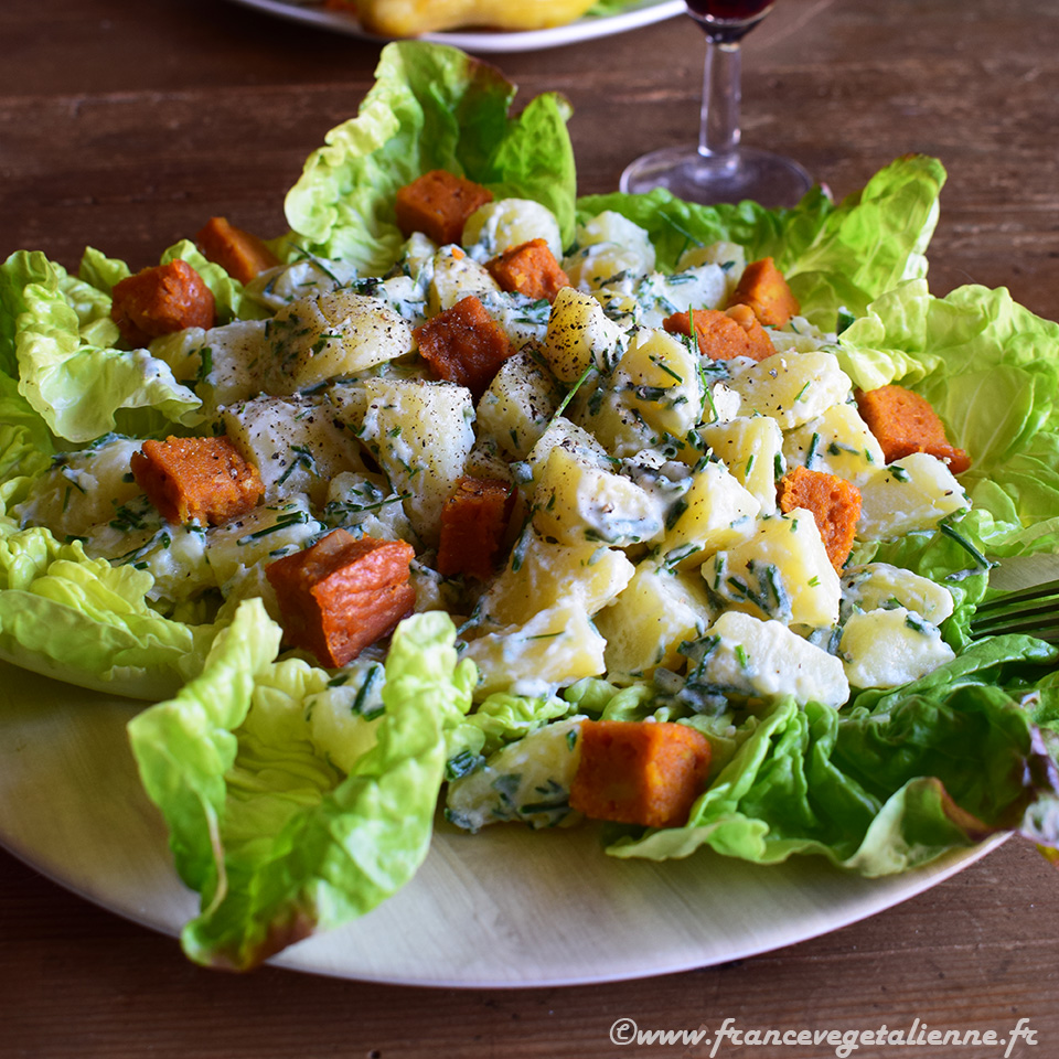 Salade cauchoise (végétalien, vegan)