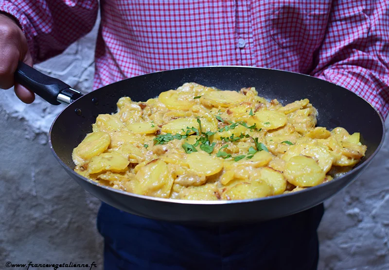 Truffade (recette végane)