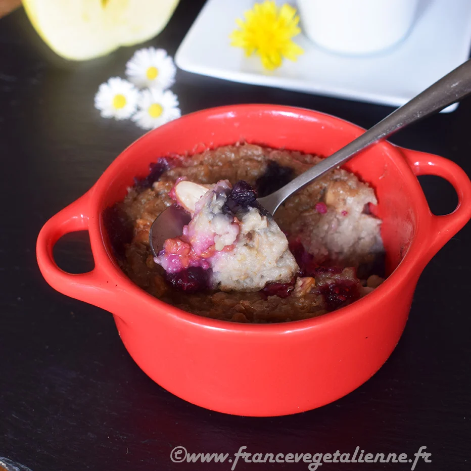 Porridge au four (végétalien, vegan)
