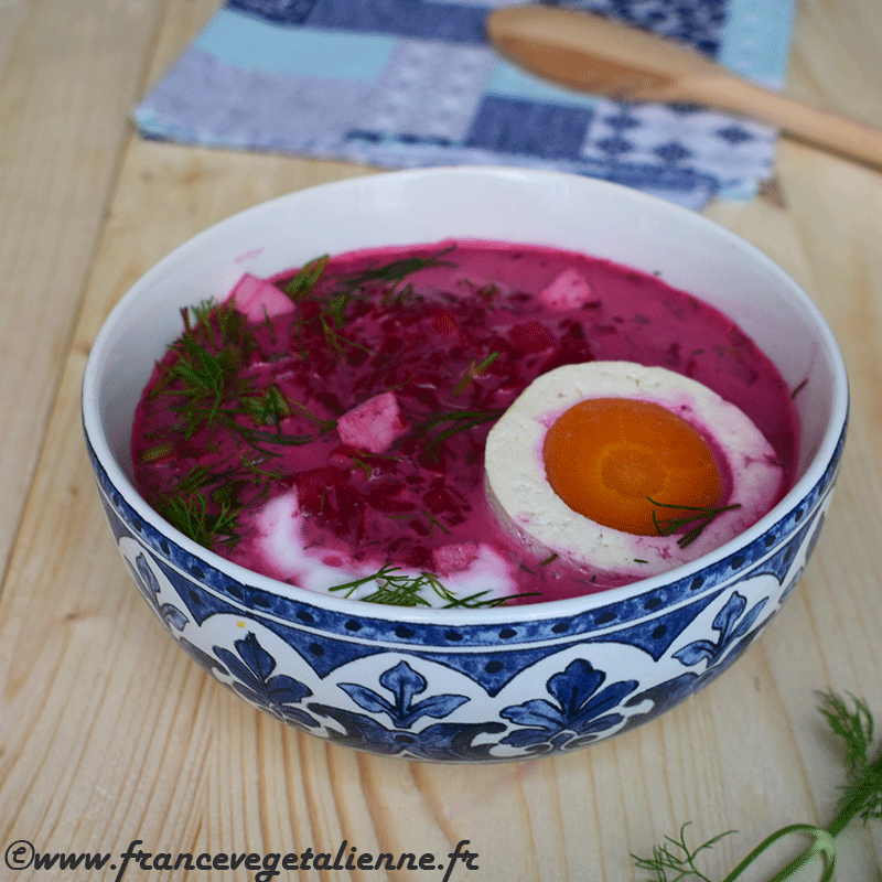 Svekolnik ou kholodnik (végétalien, vegan)