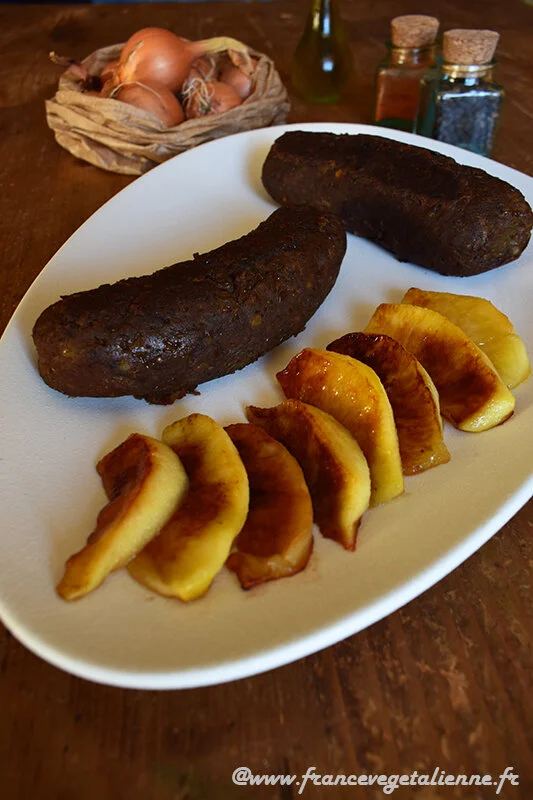 Boudin noir de lentilles (végétalien, vegan) — France végétalienne