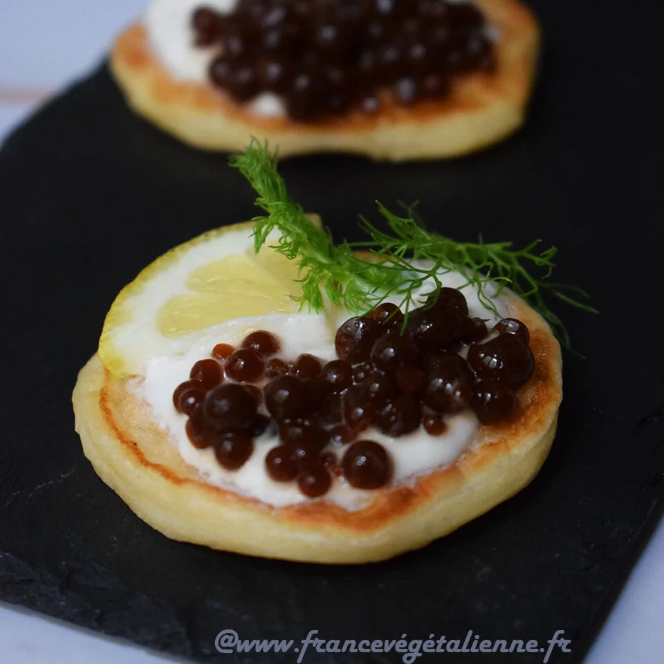 Caviar végétal (végétarien, vegan)