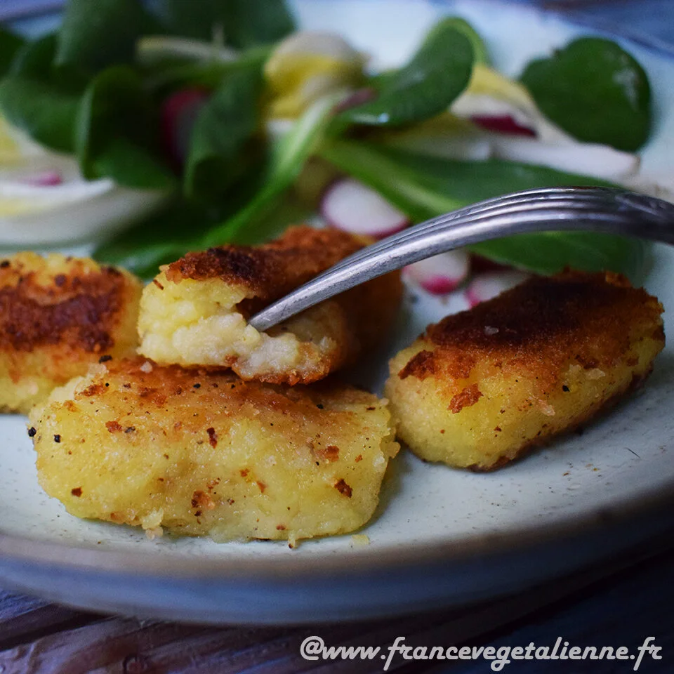 Croquettes de pomme de terre (végétalien, vegan)