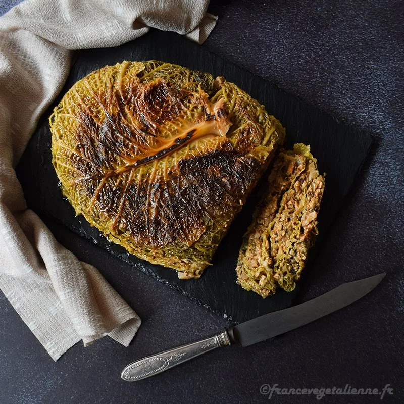 Chou farci (végétarien, vegan)