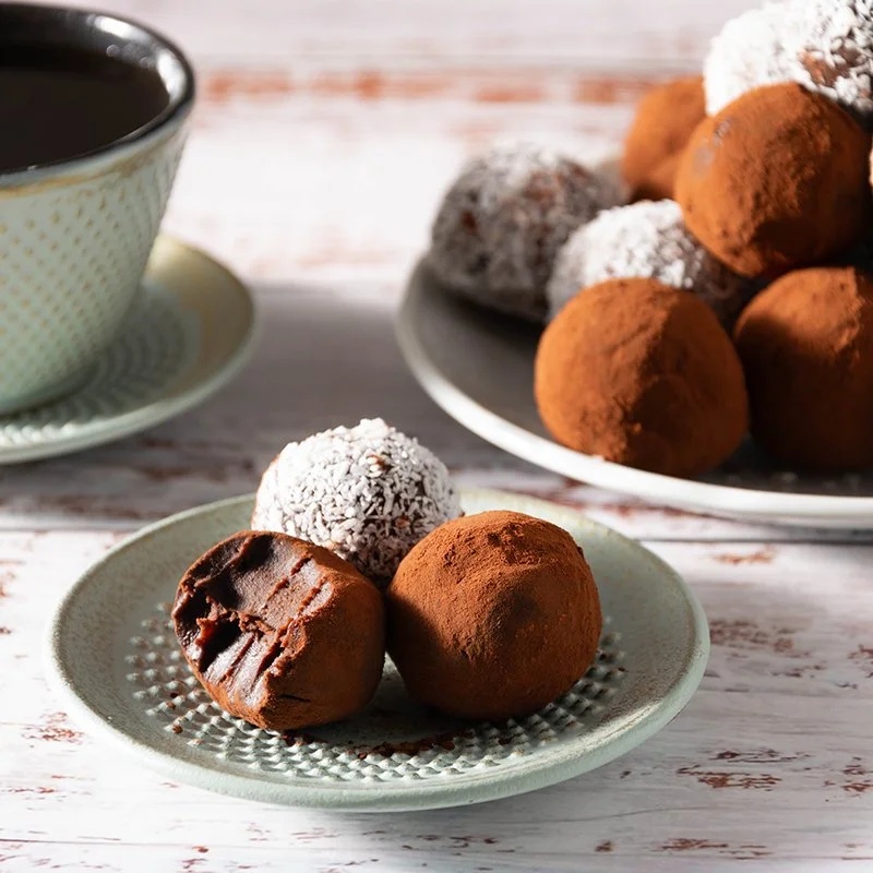 Truffes en chocolat de Chambéry (végétalien, vegan)