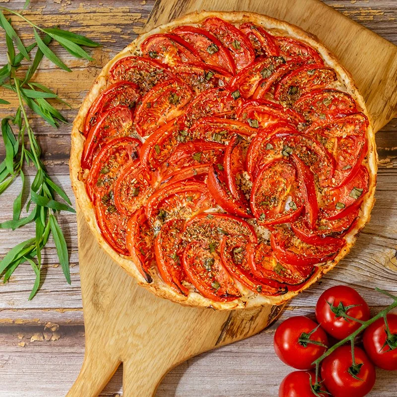 Tarte à la tomate (végétalien, vegan)