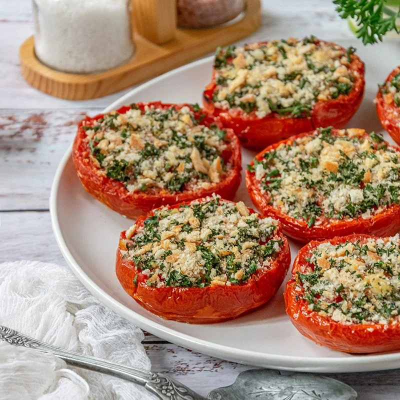Tomates à la provençale (végétalien, vegan)