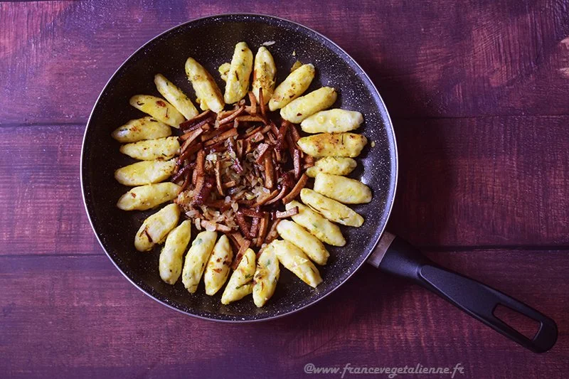 Quenelle de pomme de terre alsacienne (végétalien, vegan) — France