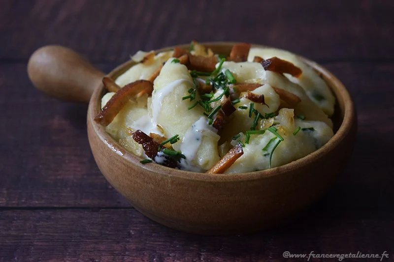 Quenelle de pomme de terre alsacienne (végétalien, vegan) — France