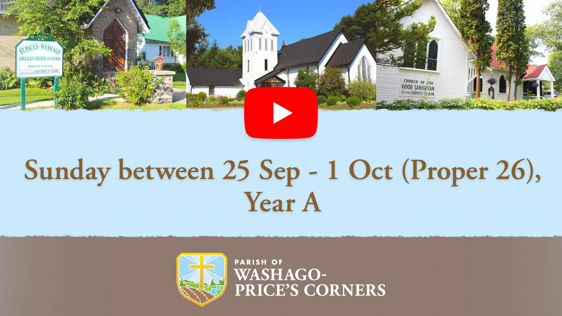 Sunday between 25 Sep 1 Oct (Proper 26), Year A