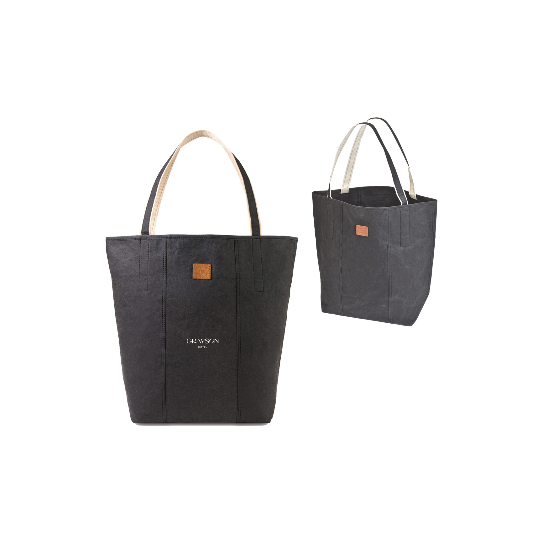 custom branded tote bags / hotel guests