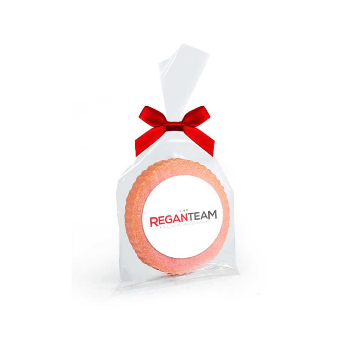 custom cookies with label / real estate agency