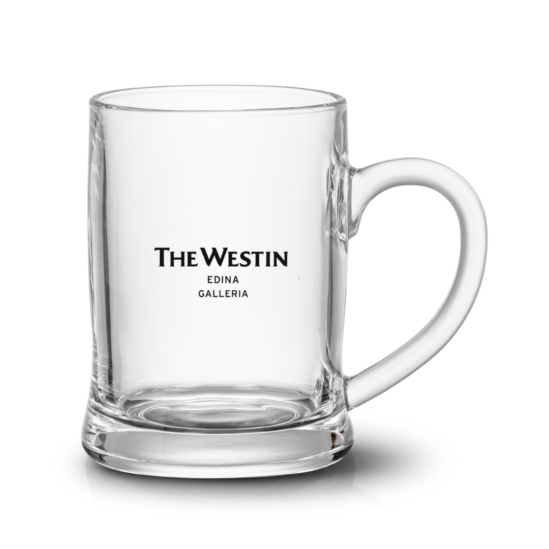 custom branded glass mugs