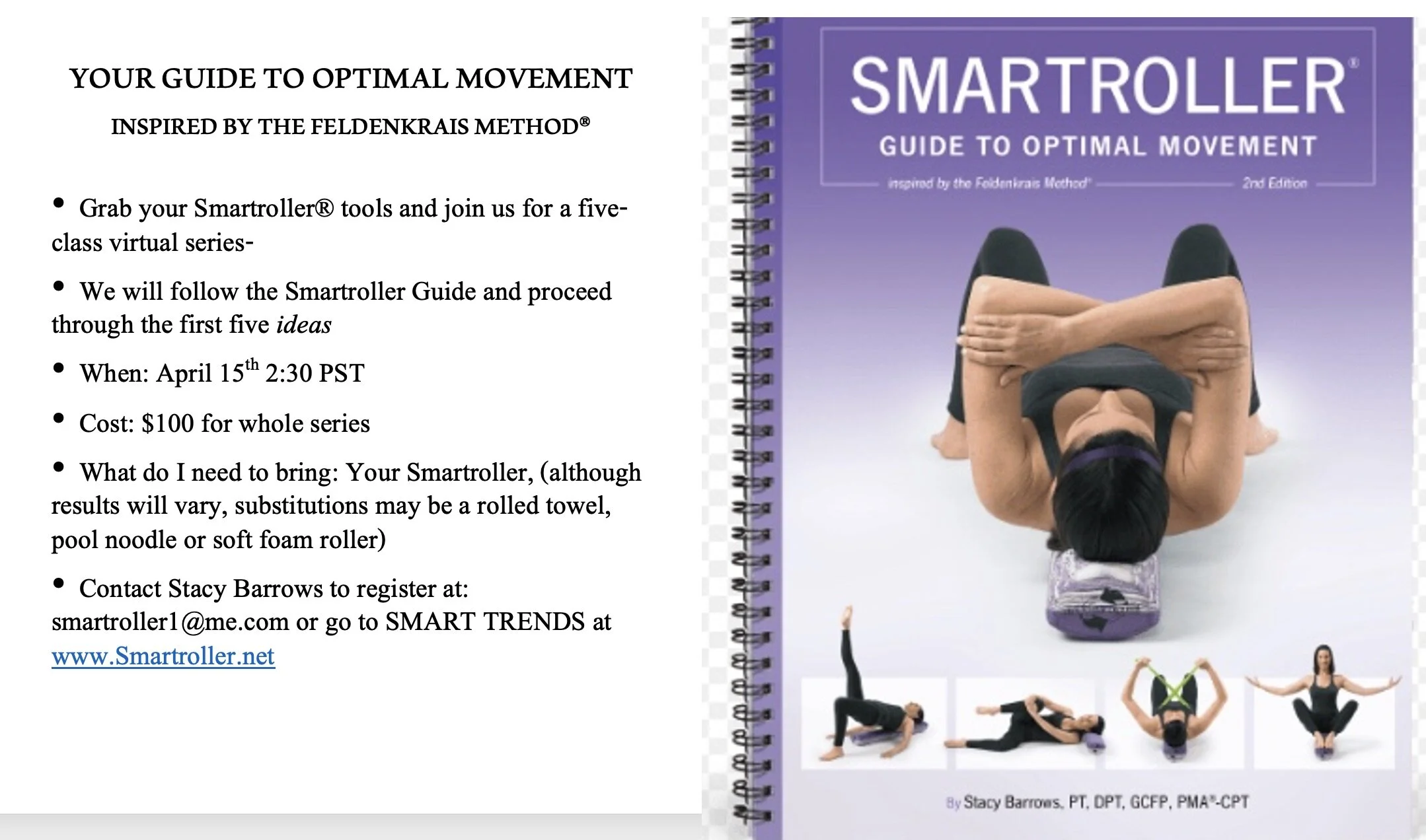 YOUR GUIDE TO OPTIMAL MOVEMENT a new class series