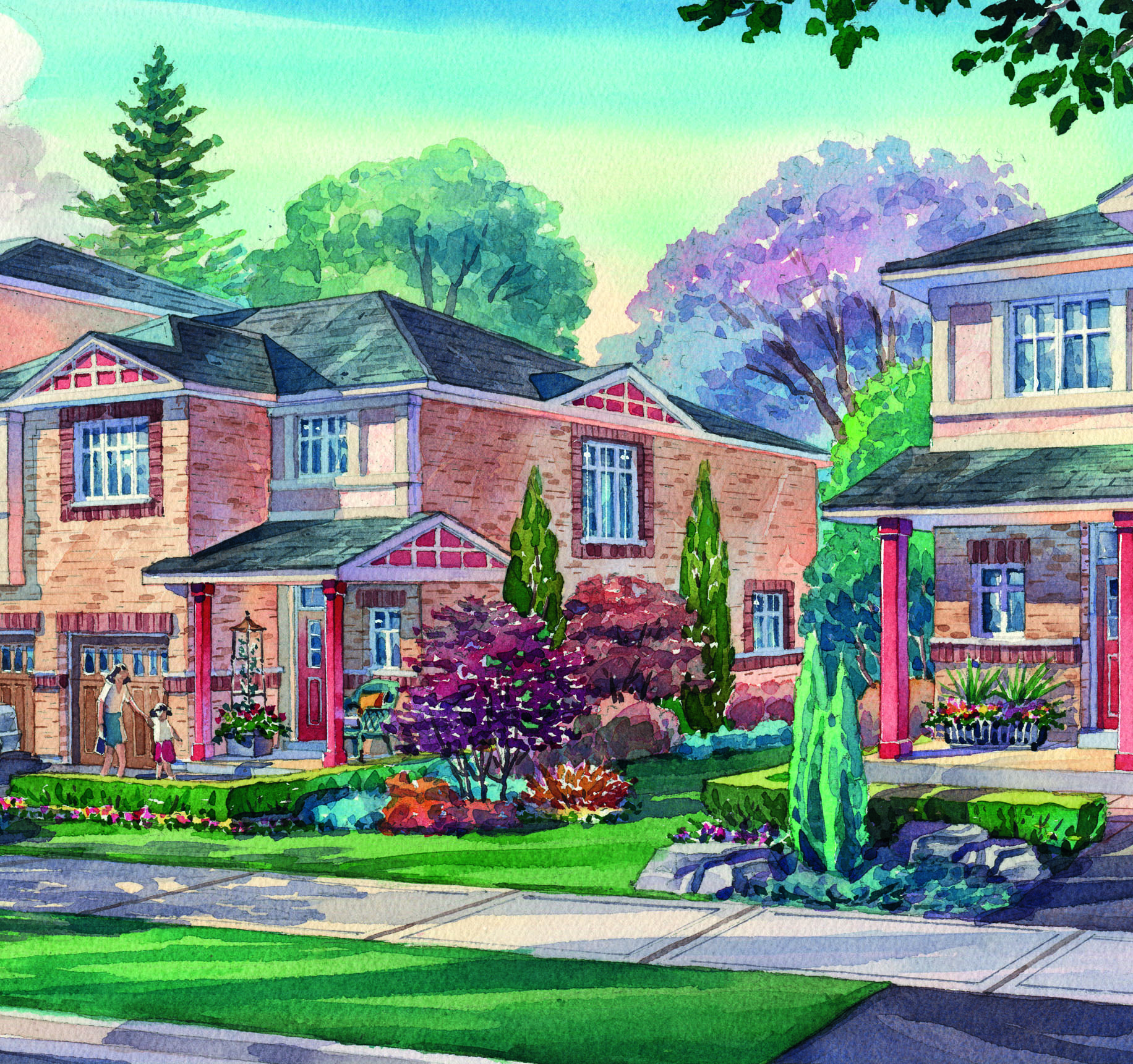 2005: Mariposa Estates Town Homes - Ajax, Ontario