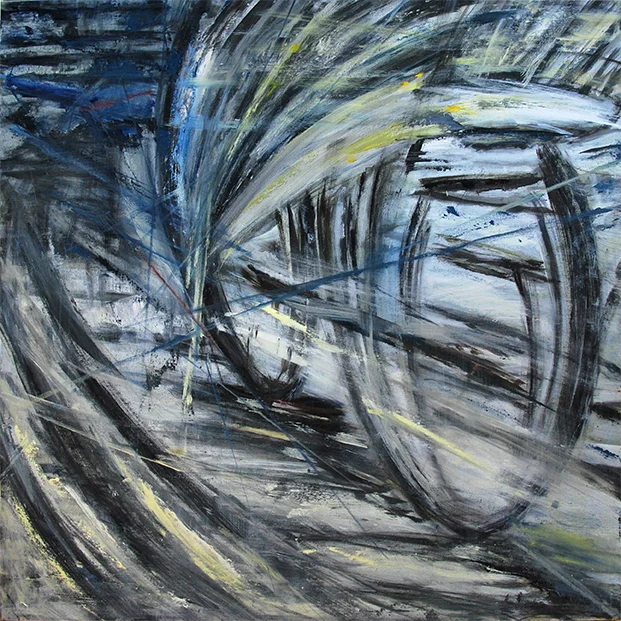 Speed and Rain, 2015. In private collection.