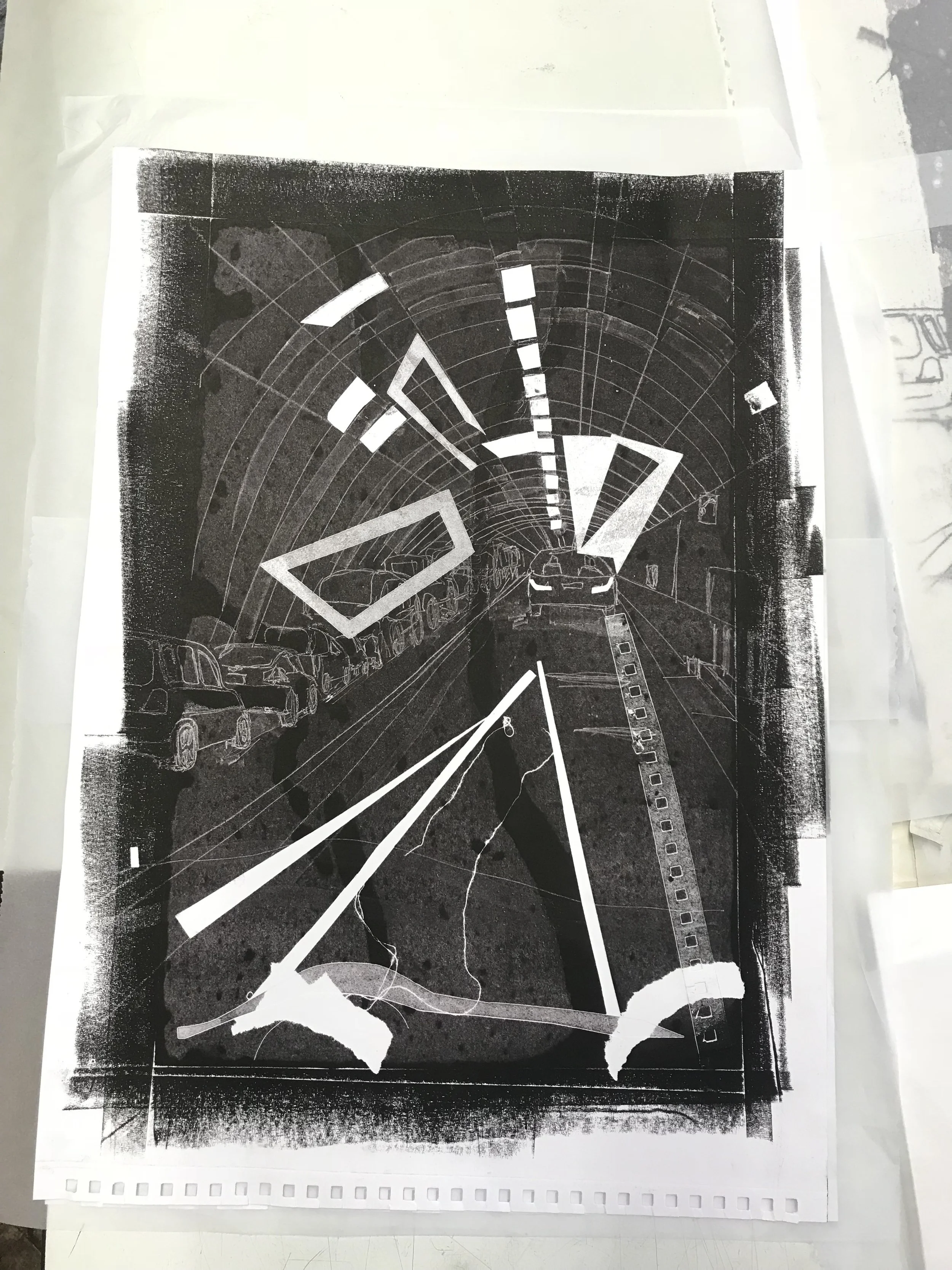 Passages. Tunnels. Queue.