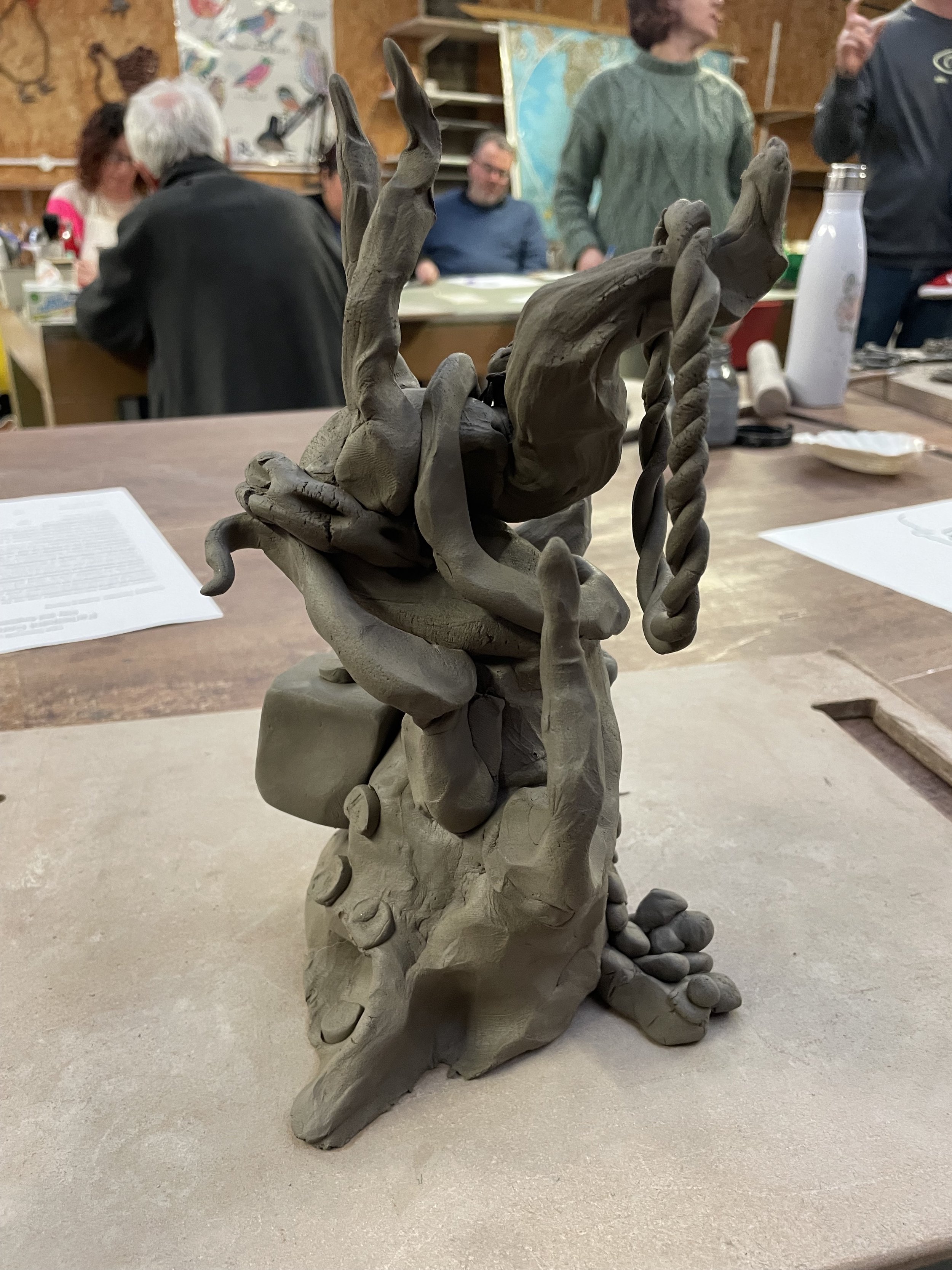 Clay Work by Alexis Panayiotou, London based Artist.