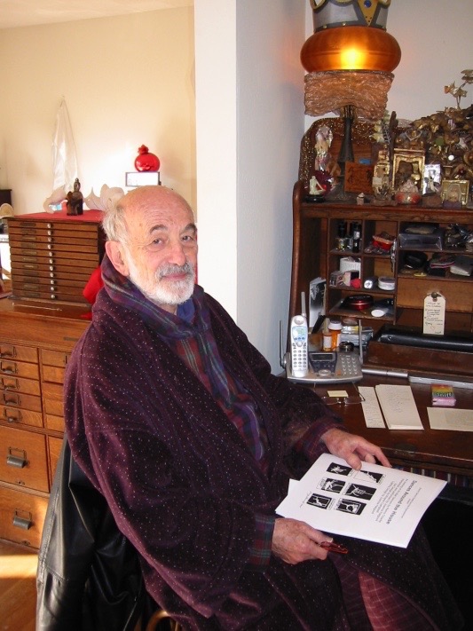 Remy Charlip in his home studio. Photo: J. Lazar