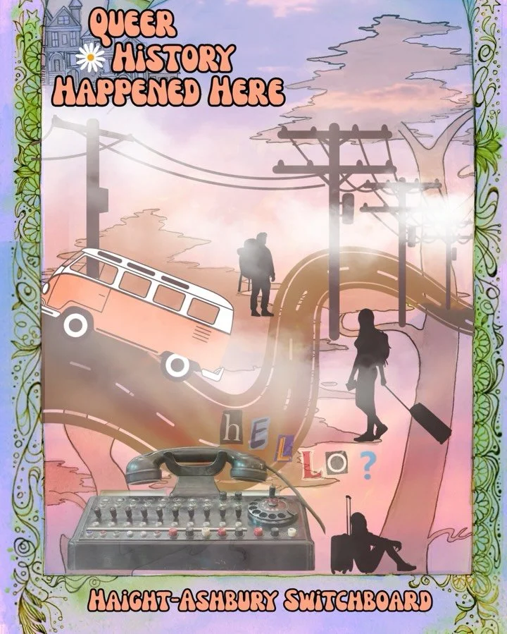 Queer History Happened Here: The Haight-Ashbury Switchboard 

While not specifically gay, the Switchboard served as important infrastructure for the Haight-Ashbury, and a beacon for mutual aid in a time when so many people were traveling to the Haigh