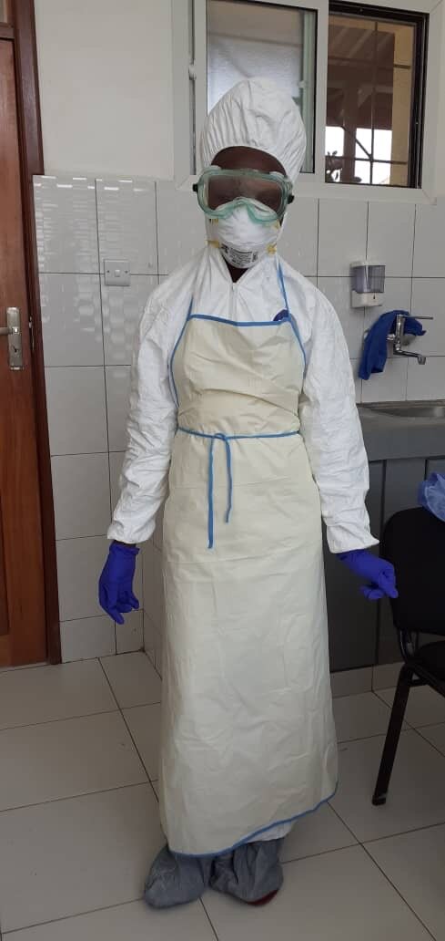 full PPE suit for Coronavirus in Tanzania