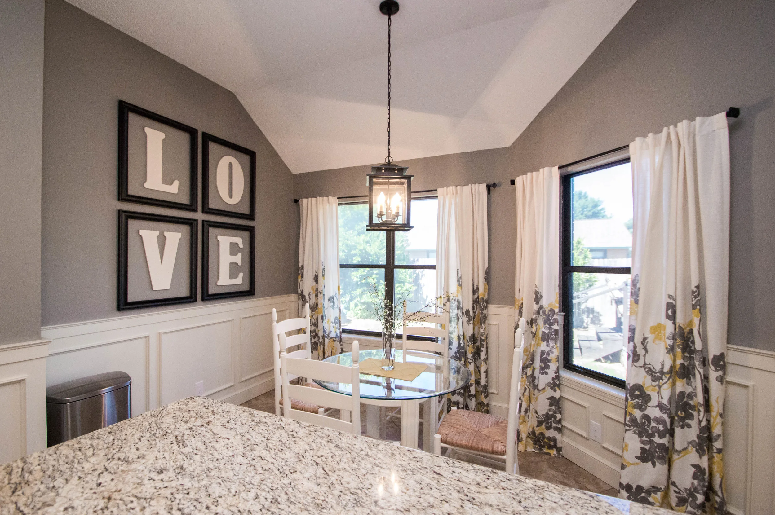 "I knew I wanted to make a change, but I didn’t know how or where to begin. Then I met Amy. It really inspired me when I saw the transformation that Amy made with the flip house next door. It was then that I decided I wanted to take the plunge and make the changes necessary to beautify my home. Thank you. These words are so simple, but they carry all my appreciation. Thank you for making my home warm, inviting, and lovely. It is beautiful! Amy has a gift, and I am so blessed that God allowed our paths to cross that day. As I sit here writing this, I feel very humble and fortunate that she renovated my home." - Donna F.