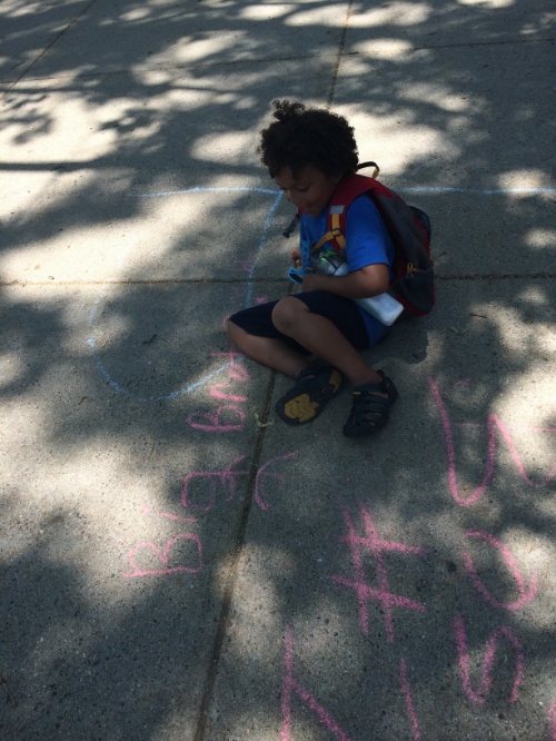 Hunter surprised me by writing "Big Brother #1"
