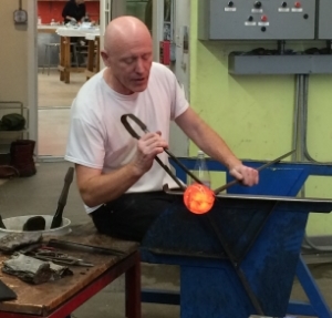 Glass blowing demonstration