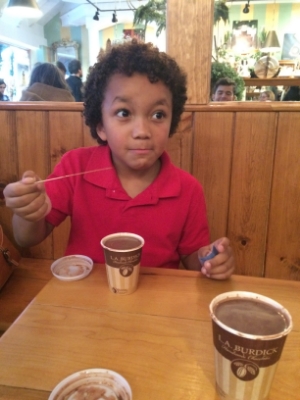 LA Burdicks hot chocolates are amazing